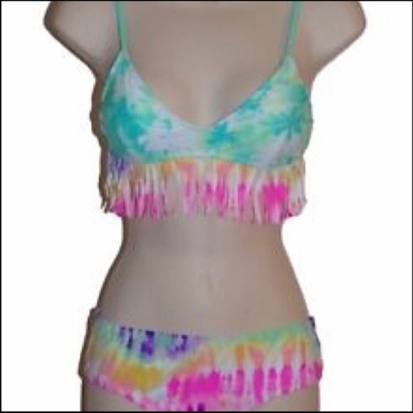 Hobie – NWT Tie Dye Fringe Bikini - Picture 2 of 9